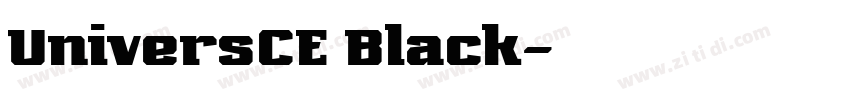 UniversCE Black字体转换 UniversCE Black字体转换